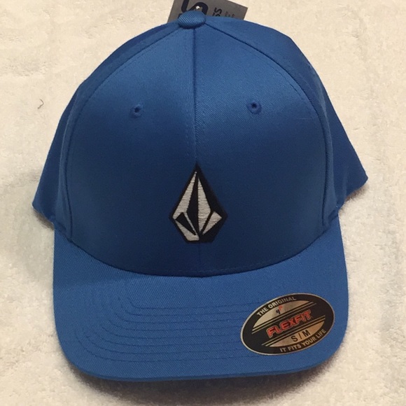 Nwt Volcom Blue Flex Fit Hat | Poshmark